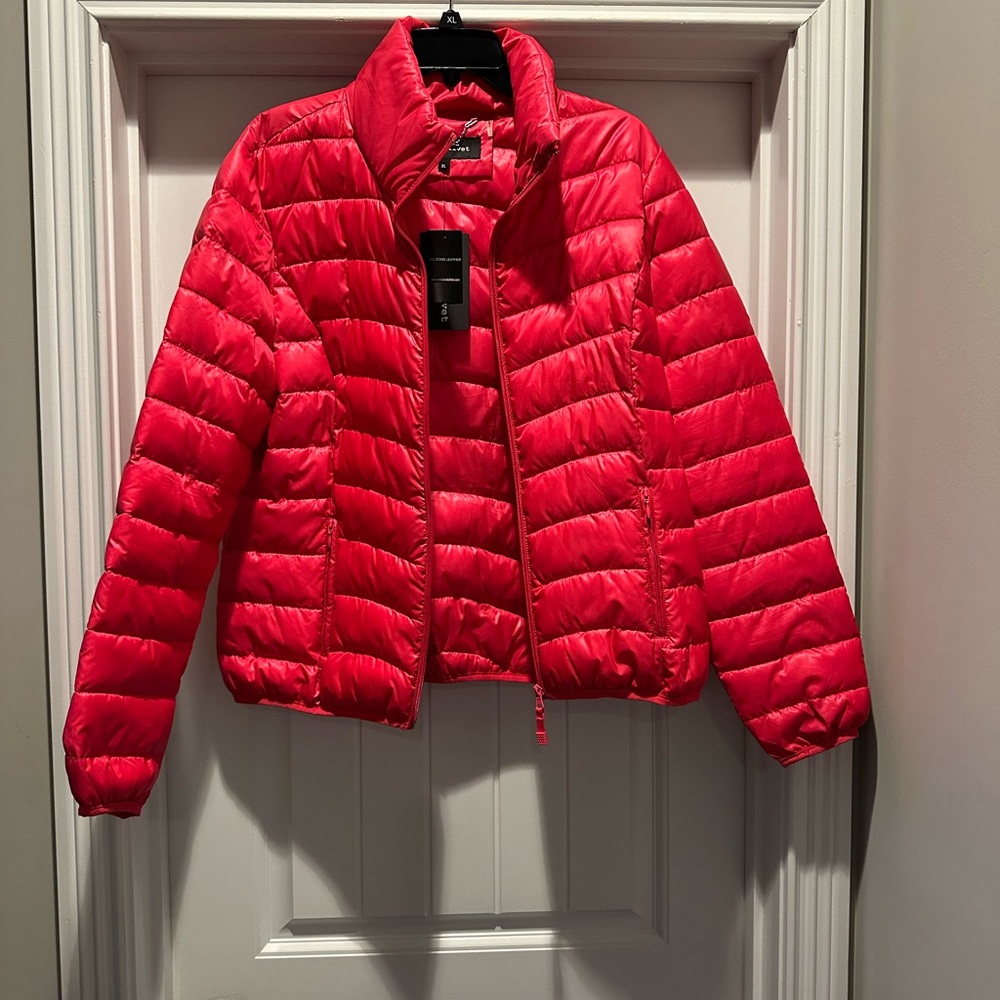 Pink Light Weight Puffer Jacket